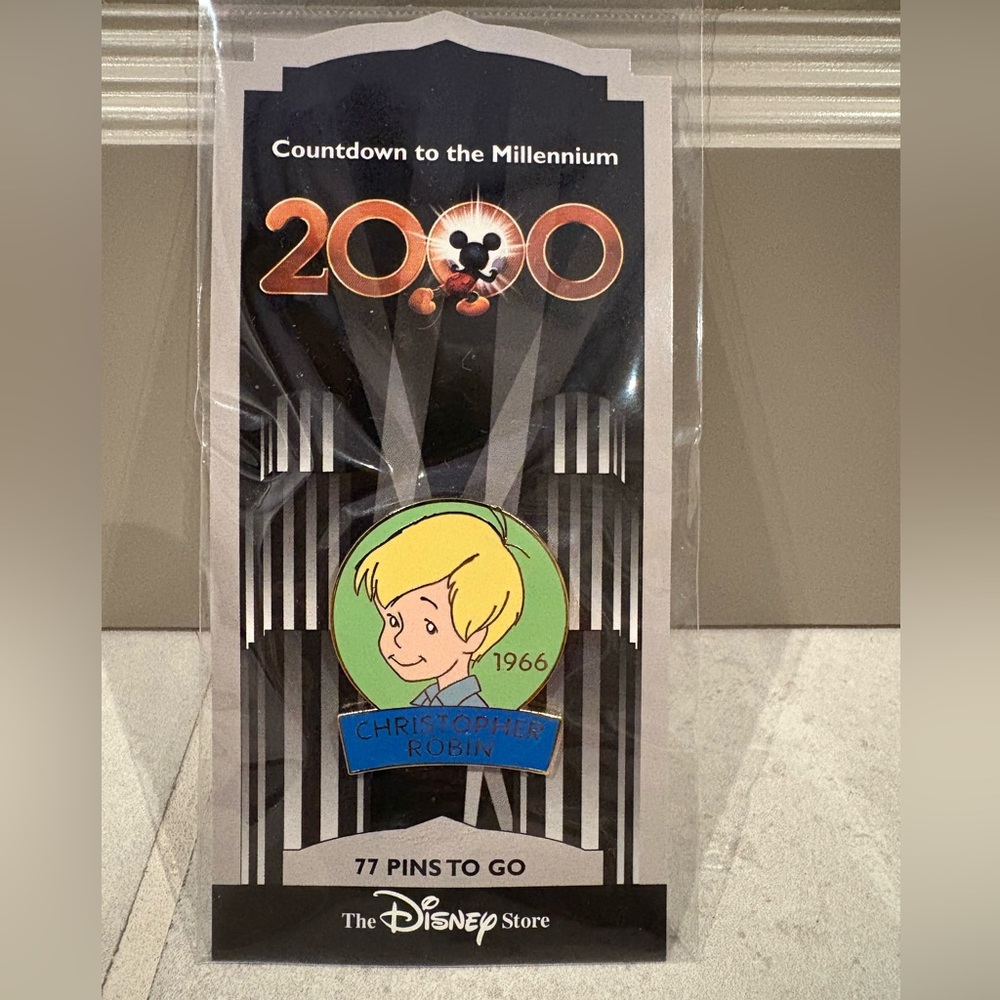 NWT• Disney “Countdown To The Millennium” Christopher Robin Collectible Pin